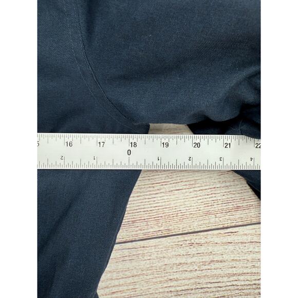 Burton Durable Goods Quilt Lined Tie Waist Jacket Womens XS Navy Blue Hooded - Picture 11 of 14